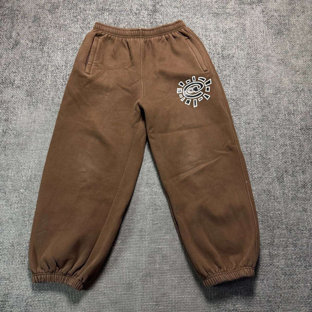 Always Do What You Should Do ADWYSD Sweatpants Mens S Brown Sun Logo